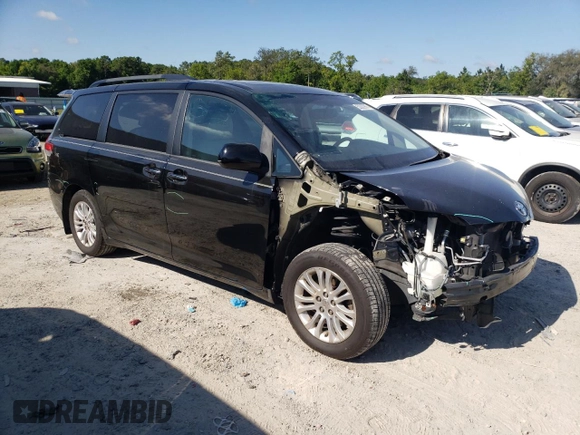 2013 Toyota Sienna XLE AAS with VIN 5TDYK3DC0DS340612, listed as a Copart auction lot 53002985 with 171,731 mi miles and Salvage Title. Bid and sale history available at carsss.com. Image 4.