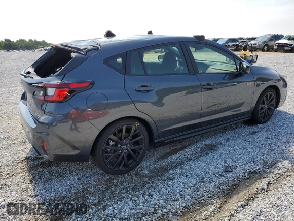 2024 Subaru Impreza RS with VIN JF1GUHJC5R8335169, listed as a Copart auction lot 65153154 with 6,521 mi miles and Salvage Title. Bid and sale history available at carsss.com. Image 3.