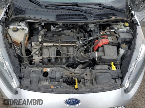 2017 Ford Fiesta S with VIN 3FADP4AJ0HM169719, listed as a Copart auction lot 53164905 with 81,364 mi miles and Salvage title. Bid and sale history available at DreamBid. Image 12.