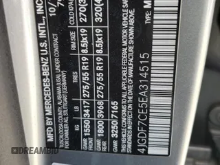 2014 Mercedes-Benz GL 450 z VIN 4JGDF7CE5EA314515, wystawiony jako Copart lot #59105505 z przebiegiem 188 706 mil mil oraz Szkoda całkowita • Salvage title. Historia ofert i sprzedaży dostępna na DreamBid. Obrazek 13.
