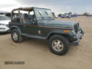 1995 Jeep Wrangler Sahara with VIN 1J4FY49S3SP264977, listed as a Copart auction lot 60938014 with 681 mi miles and Clean Title. Bid and sale history available at carsss.com. Image 4.