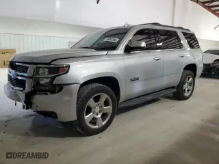 2019 Chevrolet Tahoe LT with VIN 1GNSCBKC3KR170832, listed as a Copart auction lot 46041365 with 57,287 mi miles and Salvage Title. Bid and sale history available at carsss.com. Image 1.