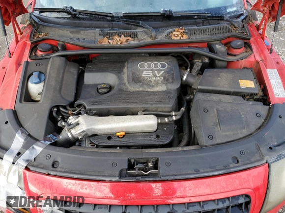 2005 Audi TT with VIN TRUSC28N751010236, listed as a Copart auction lot 43664765 with 111,931 mi miles and Salvage Title. Bid and sale history available at carsss.com. Image 11.