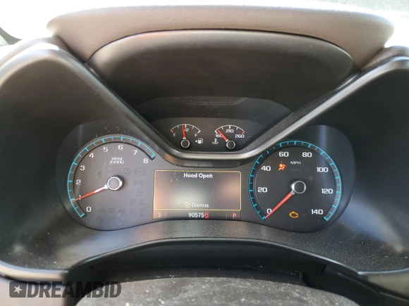 2021 GMC Canyon 2WD Denali with VIN 1GTG5EEN3M1192709, listed as a Copart auction lot 73865224 with 90,575 mi miles and Salvage Title. Bid and sale history available at carsss.com. Image 9.