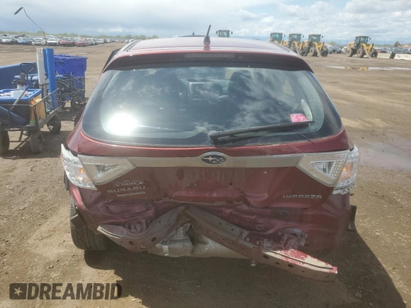 2010 Subaru Impreza i Premium with VIN JF1GH6B62AH801985, listed as a Copart auction lot 55297645 with 94,854 mi miles and Salvage title. Bid and sale history available at DreamBid. Image 6.