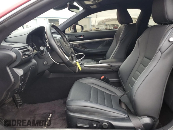 2022 Lexus RC 350 z VIN JTHDZ5BC0N5026263, wystawiony jako Copart lot #85343754 z przebiegiem 26 287 mil mil oraz Szkoda całkowita • Salvage title. Historia ofert i sprzedaży dostępna na DreamBid. Obrazek 7.