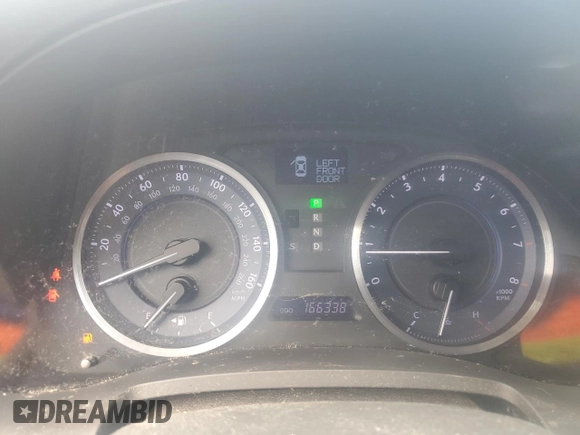 2012 Lexus IS 250 with VIN JTHCF5C26C5058528, listed as a Copart auction lot 54547455 with 166,338 mi miles and Clean Title. Bid and sale history available at DreamBid. Image 9.