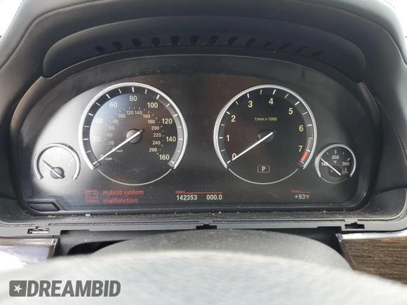 2011 BMW 7 Series with VIN WBAKX8C57BC198326, listed as a Copart auction lot 69985174 with 142,353 mi miles and Clean title. Bid and sale history available at DreamBid. Image 9.