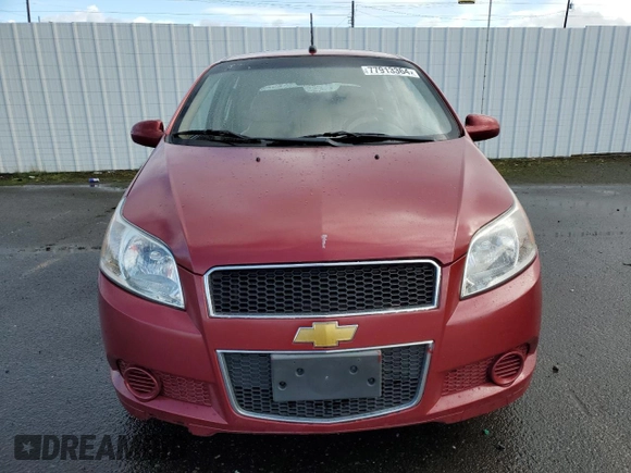 2009 Chevrolet Aveo 2LT z VIN KL1TG66E29B330570, wystawiony jako Copart lot #77913364 z przebiegiem 134 939 mil mil oraz Szkoda całkowita • Salvage title. Historia ofert i sprzedaży dostępna na DreamBid. Obrazek 5.