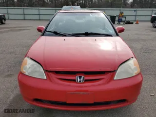 2001 Honda Civic EX with VIN 1HGEM22971L118856, listed as a Copart auction lot 53528605 with 195,412 mi miles and Salvage Title. Bid and sale history available at carsss.com. Image 5.