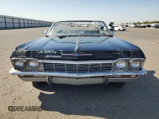 1965 Chevrolet Impala with VIN 166675F316774, listed as a Copart auction lot 68130684 with 36,203 mi miles and Salvage title. Bid and sale history available at DreamBid. Image 5.