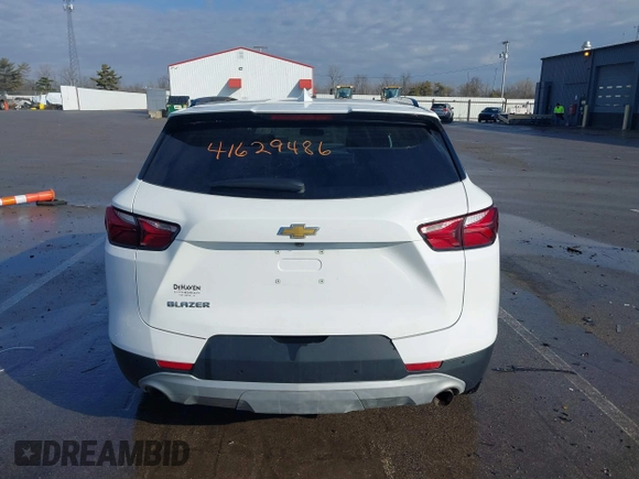 2021 Chevrolet Blazer LT with VIN 3GNKBBRA0MS530162, listed as a IAAI auction lot 41629486 with 52,497 mi miles and . Bid and sale history available at DreamBid. Image 17.