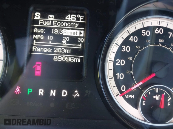 2019 Ram 1500 Classic Tradesman with VIN 1C6RR6FT2KS692777, listed as a IAAI auction lot 41250291 with 89,096 mi miles. Bid and sale history available at carsss.com. Image 15.