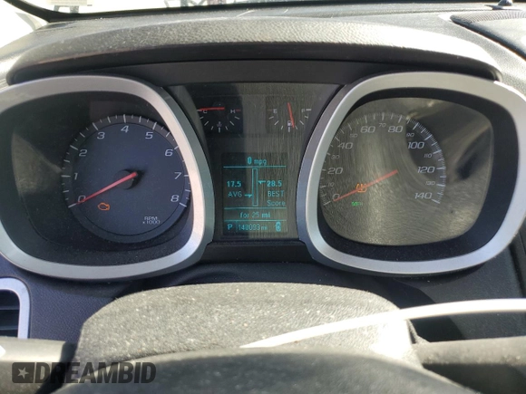 2015 Chevrolet Equinox LT with VIN 2GNALBEK5F6300030, listed as a Copart auction lot 48563585 with 140,093 mi miles and Clean Title. Bid and sale history available at carsss.com. Image 9.