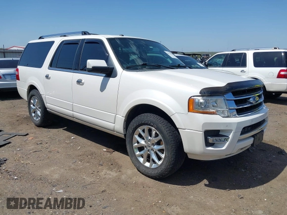 2017 Ford Expedition Max Limited с VIN 1FMJK1KT7HEA81097, выставлен на аукционе IAAI как лот 41974420 с пробегом 145 645 миль миль и . История ставок и продаж доступна на DreamBid. Изображение 1.