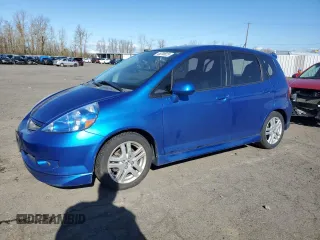 2007 Honda Fit Sport with VIN JHMGD38657S041976, listed as a Copart auction lot 48258825 with 151,075 mi miles and Salvage title. Bid and sale history available at DreamBid. Image 1.