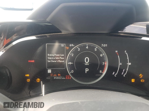 2022 Lexus NX 250 Premium with VIN JTJGDCAZ4N5003363, listed as a Copart auction lot 86794724 with 35,662 mi miles and Salvage title. Bid and sale history available at DreamBid. Image 9.