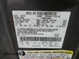 2013 Ford F-150 XL with VIN 1FTFW1EFXDKE17762, listed as a Copart auction lot 79277004 with 182,195 mi miles and Clean title. Bid and sale history available at DreamBid. Image 12.