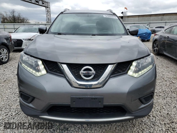 2016 Nissan Rogue S with VIN JN8AT2MV9GW152478, listed as a Copart auction lot 52906875 with 121,278 mi miles and Salvage Title. Bid and sale history available at carsss.com. Image 5.