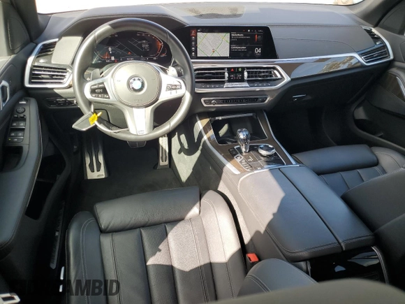 2022 BMW X5 sDrive40i with VIN 5UXCR4C06N9K56344, listed as a Copart auction lot 47600815 with 19,592 mi miles and Salvage Title. Bid and sale history available at carsss.com. Image 8.
