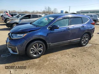 2020 Honda CR-V EX-L with VIN 5J6RW2H87LA011551, listed as a Copart auction lot 48829545 with 29,341 mi miles and Salvage Title. Bid and sale history available at carsss.com. Image 1.