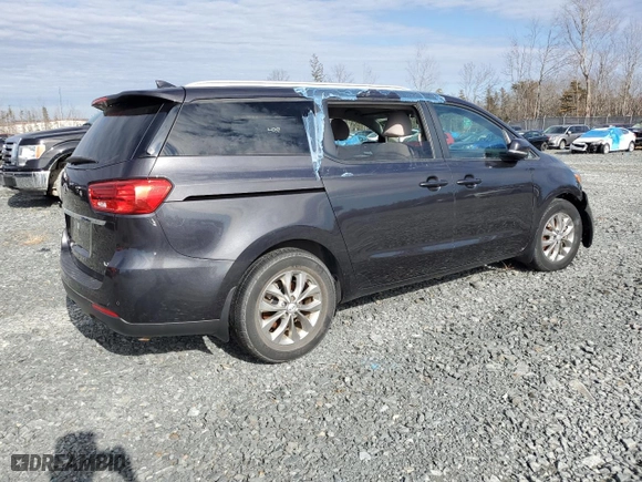2019 Kia Sedona LX with VIN KNDMB5C13K6555702, listed as a Copart auction lot 48741645 with NaN miles and Non Repairable. Bid and sale history available at carsss.com. Image 3.