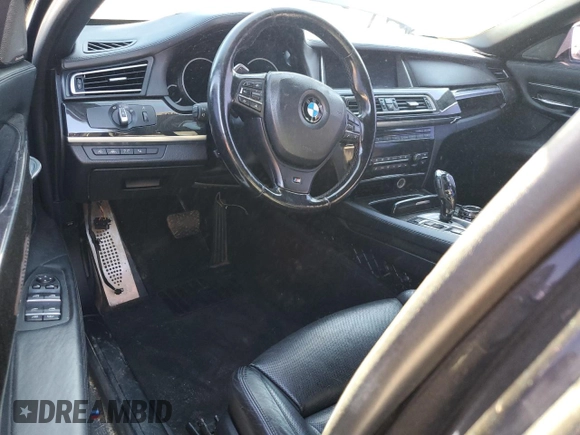 2015 BMW 7 Series 750Li xDrive with VIN WBAYF8C52FD654858, listed as a Copart auction lot 47504045 with 155,950 mi miles and Clean Title. Bid and sale history available at carsss.com. Image 8.