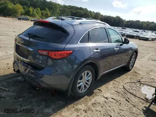2010 Infiniti FX35 with VIN JN8AS1MW3AM851744, listed as a Copart auction lot 71165354 with 247,174 mi miles and Salvage Title. Bid and sale history available at carsss.com. Image 3.