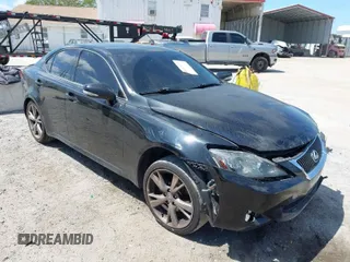 2010 Lexus IS 250 with VIN JTHBF5C27A5126456, listed as a IAAI auction lot 41837372 with 1 mi miles. Bid and sale history available at carsss.com. Image 1.