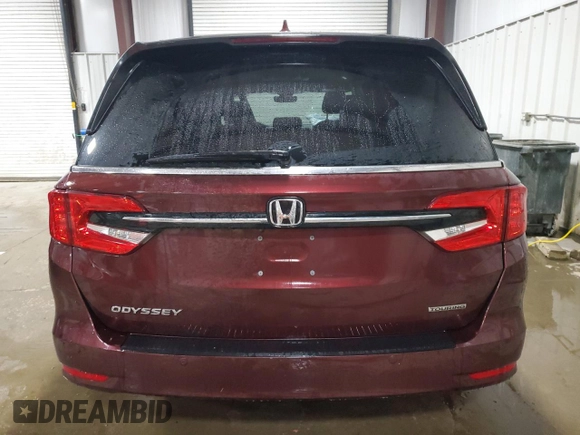 2021 Honda Odyssey Touring with VIN 5FNRL6H89MB003336, listed as a Copart auction lot 50392735 with 68,390 mi miles and Salvage Title. Bid and sale history available at carsss.com. Image 6.