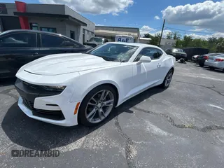 2021 Chevrolet Camaro 1LT with VIN 1G1FB1RS0M0109877, listed as a Copart auction lot 57296035 with 26,486 mi miles and Salvage title. Bid and sale history available at DreamBid. Image 2.