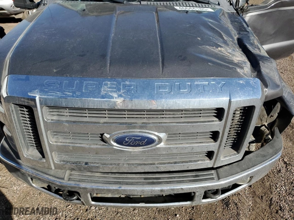 2008 Ford Super Duty F-250 SRW XL with VIN 1FTSW21R38EC45146, listed as a Copart auction lot 46644185 with 0 mi miles and Salvage Title. Bid and sale history available at carsss.com. Image 11.