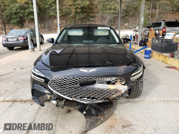 2023 Genesis G70 2.0T with VIN KMTG34TA6PU105132, listed as a Copart auction lot 78372094 with 53,921 mi miles and Salvage Title. Bid and sale history available at DreamBid. Image 5.