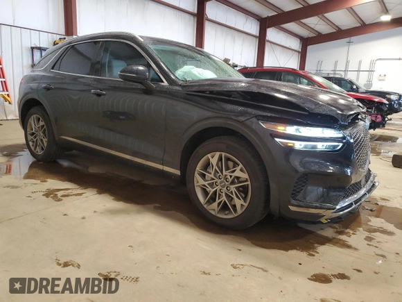 2025 Genesis GV70 2.5T with VIN 5NMMADTB4SH029958, listed as a Copart auction lot 57939415 with 2,333 mi miles and Salvage title. Bid and sale history available at DreamBid. Image 4.