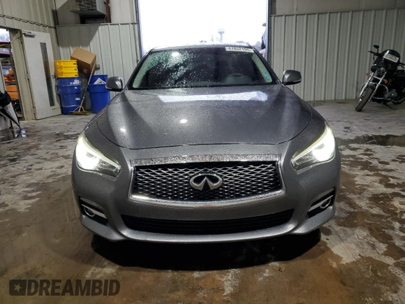 2017 Infiniti Q50 2.0t with VIN JN1CV7AP6HM642569, listed as a Copart auction lot 47852195 with 78,921 mi miles and Salvage Title. Bid and sale history available at carsss.com. Image 5.