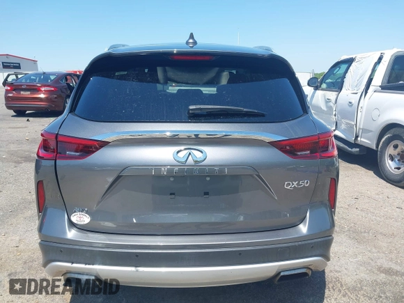 2019 Infiniti QX50 Luxe with VIN 3PCAJ5M31KF113513, listed as a IAAI auction lot 41971746 with 68,897 mi miles and . Bid and sale history available at DreamBid. Image 16.