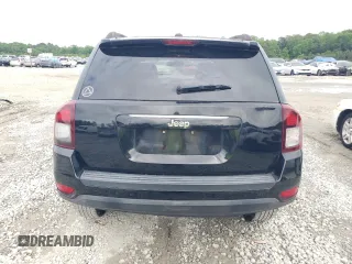 2017 Jeep Compass Sport with VIN 1C4NJCBA4HD147548, listed as a Copart auction lot 55671495 with 108,592 mi miles and Salvage title. Bid and sale history available at DreamBid. Image 6.