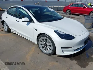 2023 Tesla Model 3 with VIN 5YJ3E1EA9PF640015, listed as a IAAI auction lot 41622086 with 15,622 mi miles and . Bid and sale history available at carsss.com. Image 1.