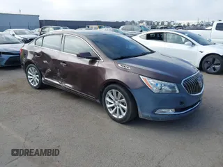 2016 Buick LaCrosse Leather with VIN 1G4GB5G34GF245103, listed as a IAAI auction lot 41870744 with 108,426 mi miles. Bid and sale history available at carsss.com. Image 1.