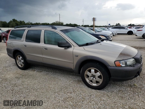 2004 Volvo V70 XC70 with VIN YV1SZ59H341127307, listed as a Copart auction lot 74380104 with 0 mi miles and Salvage Title. Bid and sale history available at carsss.com. Image 4.