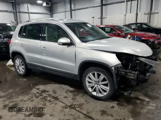 2012 Volkswagen Tiguan S with VIN WVGBV7AX3CW512668, listed as a Copart auction lot 42055975 with 106,148 mi miles and Salvage Title. Bid and sale history available at DreamBid. Image 4.