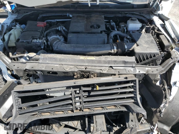 2023 Nissan Frontier SV with VIN 1N6ED1EJ3PN670640, listed as a Copart auction lot 58039525 with 15,302 mi miles and Salvage title. Bid and sale history available at DreamBid. Image 11.