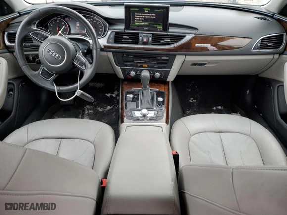 2016 Audi A6 3.0T Premium Plus with VIN WAUFGAFC8GN009620, listed as a Copart auction lot 42667155 with 129,499 mi miles and Salvage Title. Bid and sale history available at carsss.com. Image 8.