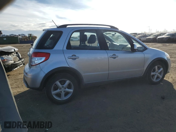 2009 Suzuki SX4 with VIN JS2YB413895103329, listed as a Copart auction lot 44435185 with 77,923 mi miles and Salvage Title. Bid and sale history available at carsss.com. Image 3.