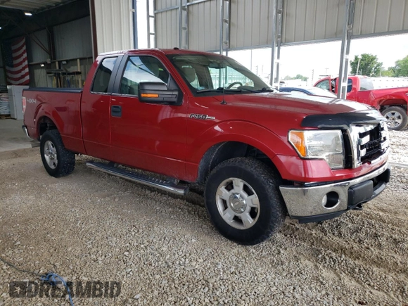 2010 Ford F-150 XL with VIN 1FTFX1EV4AKE15909, listed as a Copart auction lot 58553515 with 126,257 mi miles and Salvage title. Bid and sale history available at DreamBid. Image 4.