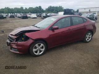 2015 Dodge Dart SXT with VIN 1C3CDFBB3FD242726, listed as a Copart auction lot 62867095 with 133,339 mi miles and Salvage title. Bid and sale history available at DreamBid. Image 1.