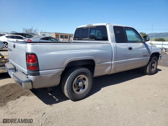 1999 Dodge Ram 1500 with VIN 3B7HC13Y5XM592780, listed as a Copart auction lot 47267885 with 165,550 mi miles and Salvage Title. Bid and sale history available at carsss.com. Image 3.