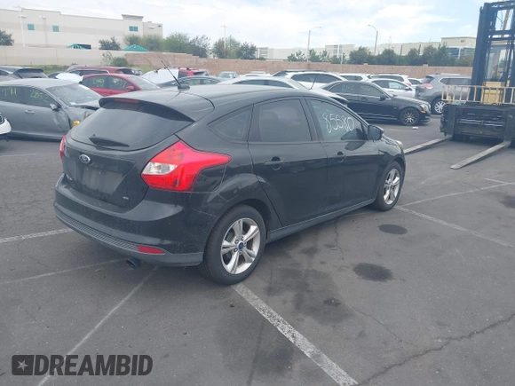 2013 Ford Focus SE with VIN 1FADP3K2XDL296376, listed as a IAAI auction lot 41885580 with 89,615 mi miles. Bid and sale history available at carsss.com. Image 4.