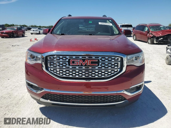 2017 GMC Acadia Denali with VIN 1GKKNPLS6HZ144471, listed as a Copart auction lot 49928335 with 106,342 mi miles and Non Repairable. Bid and sale history available at carsss.com. Image 5.