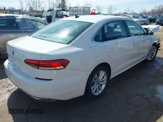 2020 Volkswagen Passat 2.0T SE with VIN 1VWSA7A39LC021369, listed as a IAAI auction lot 41855203 with 41,783 mi miles. Bid and sale history available at carsss.com. Image 4.